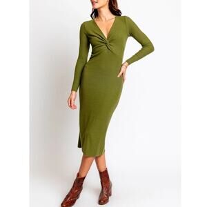 Nation Ltd Phedra Twisted Dress in Saguaro NWT